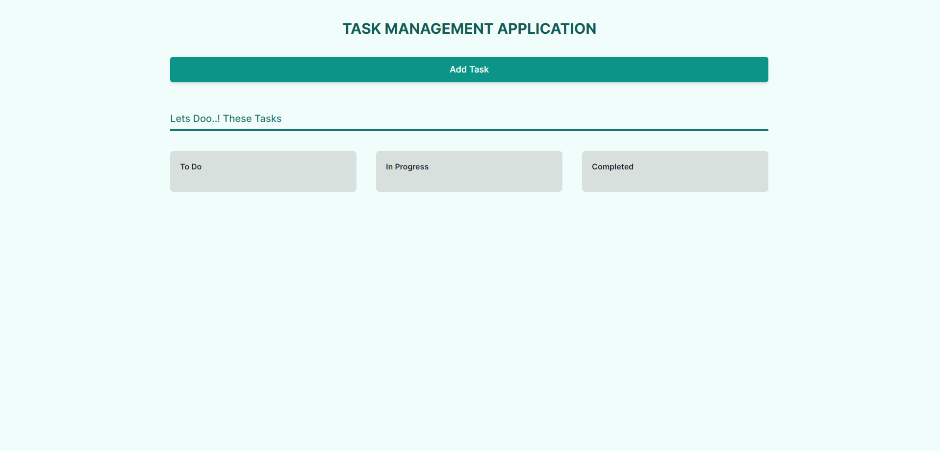 Task Management Application